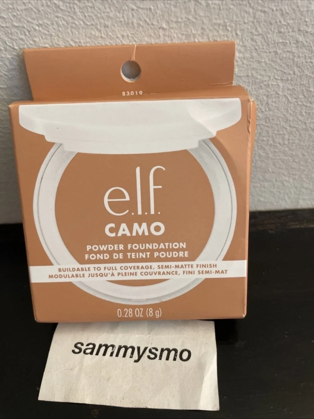E.L.F. elf CAMO Powder Foundation semi matte finish, Medium 330 W